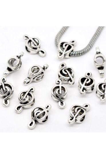 Hediyelik Nota Kolye Ucu Gümüş Kaplama NKU - Gifts - Cosmedrome