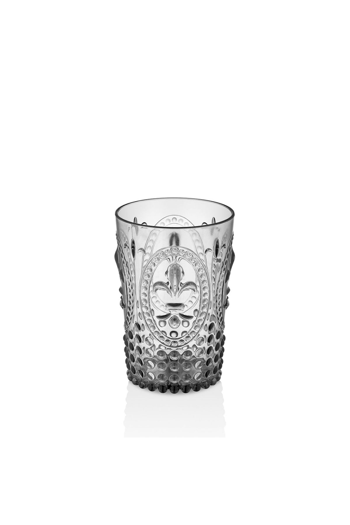 Akrilik Füme Tekli Kısa Bardak & Su Meşrubat Kahve Yanı Bardağı 400 ml ( Cam Değildir ) - Glasses - Cosmedrome