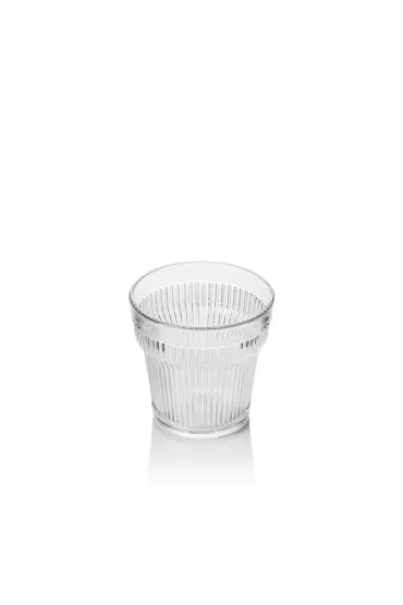 Akrilik Şeffaf Tekli Kısa Bardak & Su Meşrubat Kahve Yanı Bardağı 300 ml ( Cam Değildir ) - Glasses - Cosmedrome