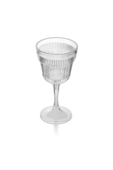 Akrilik Şeffaf Tekli Kadeh & Su Meşrubat Kahve Yanı Bardağı 300 ml ( Cam Değildir ) - Bardaklar - Cosmedrome