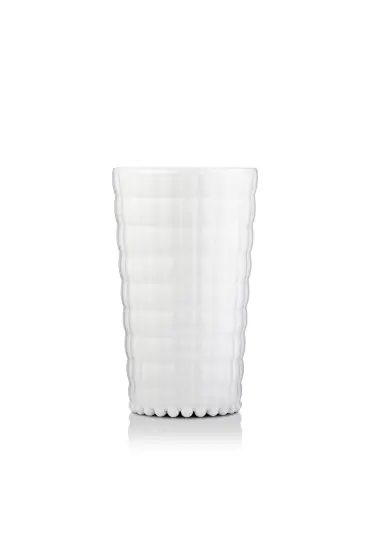 Akrilik Beyaz Tekli Uzun Bardak & Su Meşrubat Bardağı 750 ml ( Büyük Boy & Cam Değildir ) - Bardaklar - Cosmedrome