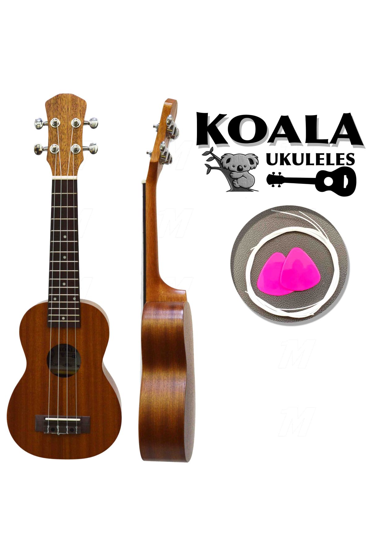 Delux Tenor Ukulele Seti Koala Kılıf+Pena+Takım Tel Hediye KA5265MT - Mandolin Banjo Ukulele - Cosmedrome