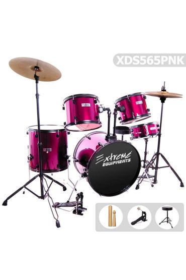 Bateri Davul Seti Pembe XDS565PNK - Drum Drum - Cosmedrome