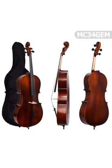 Çello (Viyolonsel) 3/4 Mat El Cilalı MC34GEM - Stringed Musical Instruments - Cosmedrome