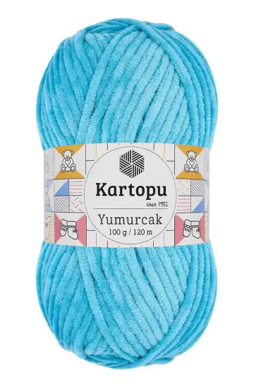 Kartopu Yumurcak El Örgü İpi 100 Gr Turkuaz K515 - Hand Knitting Yarns - Cosmedrome