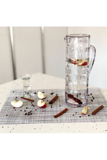 EWs Akrilik 1.5 LT Şeffaf Kule Sürahi - Karaf - Cosmedrome