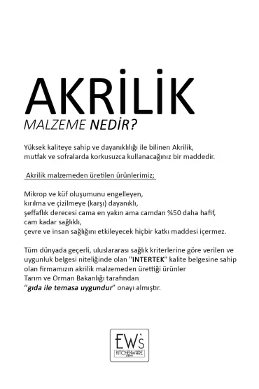 Akrilik Bal Ayaklı Bardak  - Bardaklar - Cosmedrome