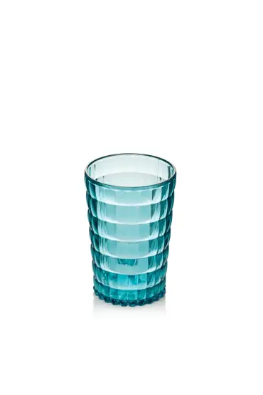 Akrilik Aquamarin Tekli Kısa Bardak & Su Meşrubat Kahve Yanı Bardağı 400 ml ( Cam Değildir ) - Glasses - Cosmedrome