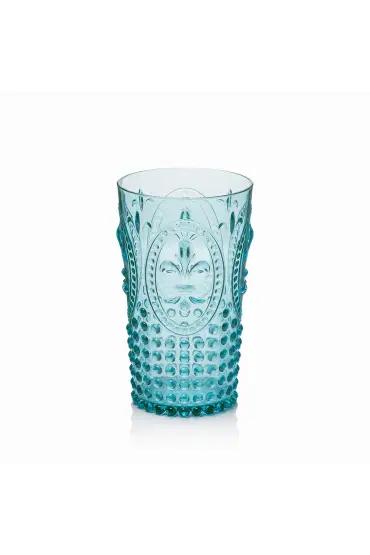 Akrilik Aquamarin 6'lı Uzun Bardak & Su Meşrubat Bardağı 750 ml ( Büyük Boy & Cam Değildir ) - Glasses - Cosmedrome