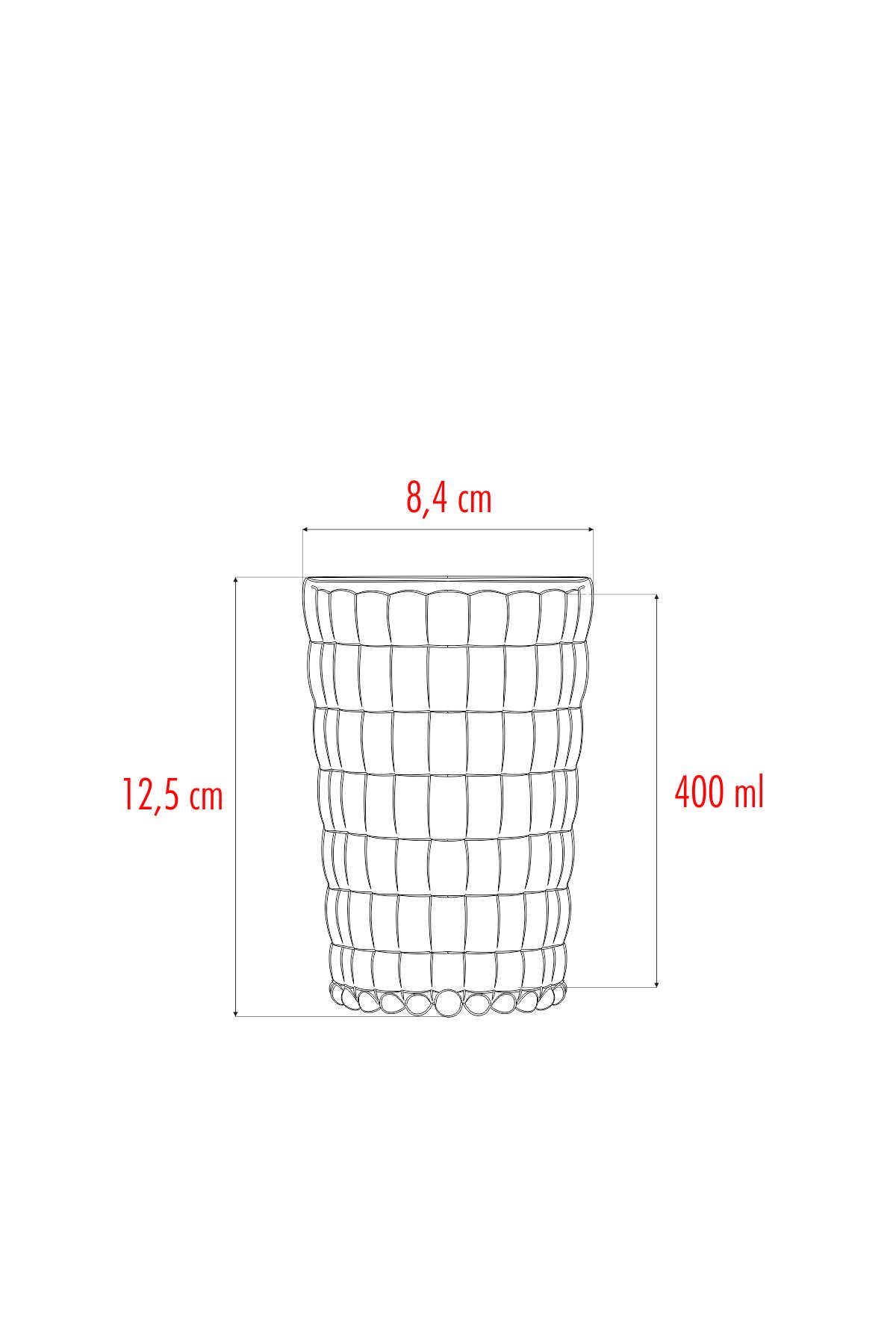 Akrilik Mürdüm Tekli Kısa Bardak & Su Meşrubat Kahve Yanı Bardağı 400 ml ( Cam Değildir ) - Bardaklar - Cosmedrome