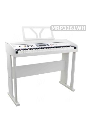 Dijital (Silent) Piyano Manuel Raymond 61 Tuş Beyaz MRP3261WH - Instrumenty dziecięce - Cosmedrome
