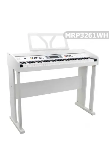 Dijital (Silent) Piyano Manuel Raymond 61 Tuş Beyaz MRP3261WH - Çocuk Enstrümanları - Cosmedrome