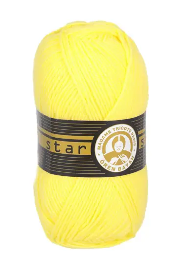 Ören Bayan Star El Örgü İpi Sarı 028 - Hand Knitting Yarns - Cosmedrome