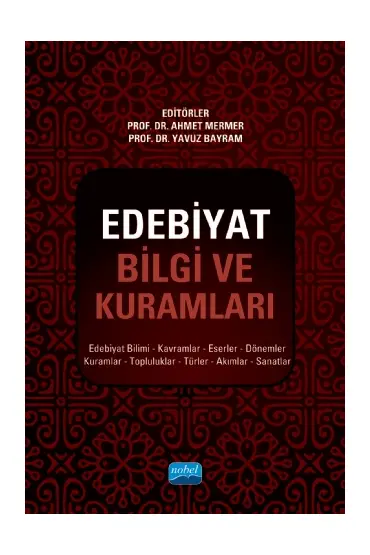 EDEBİYAT BİLGİ VE KURAMLARI - Edebiyat Bilimi, Kavramlar