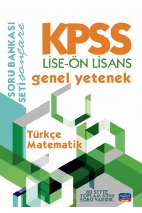 KPSS LİSE-ÖN LİSANS GENEL YETENEK SORU BANKASI / Türkçe - Matematik - KPSS - Cosmedrome
