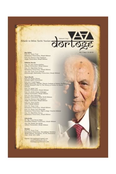 Dörtöğe Felsefe ve Bilim Tarihi Yazıları Hakemli Dergi Yıl:7 Sayı:13 - Felsefe - Cosmedrome