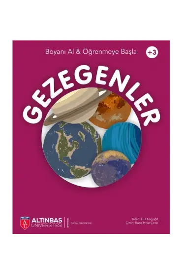 GEZEGENLER / Boyama Kitabı - Çocuk Kitapları - Cosmedrome