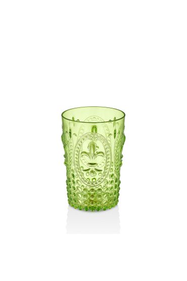 Akrilik Yeşil Tekli Kısa Bardak & Su Meşrubat Kahve Yanı Bardağı 400 ml ( Cam Değildir ) - Bardaklar - Cosmedrome