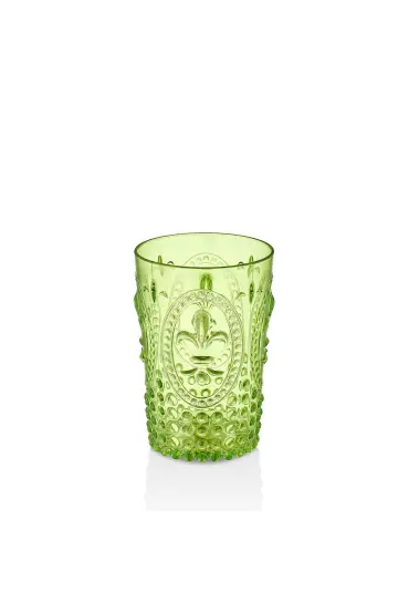 Akrilik Yeşil Tekli Kısa Bardak & Su Meşrubat Kahve Yanı Bardağı 400 ml ( Cam Değildir ) - Glasses - Cosmedrome