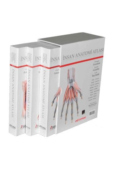 İnsan Anatomisi Atlası - 3 CİLT - Biyoloji - Cosmedrome