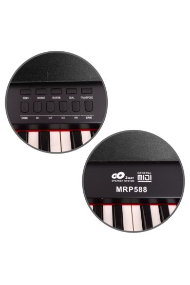 Dijital Piyano Manuel Raymond Siyah MRP588BK - Piano - Cosmedrome