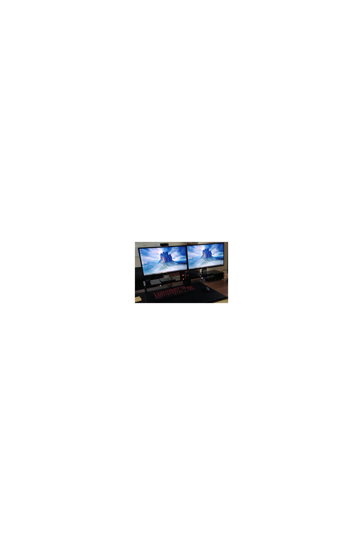 13 cm Yükseklikte Siyah Monitör Stand Ekran Standı Ekran Yükseltici 55 cm x 25 cm Tablalı - Ev & Yaşam - Cosmedrome