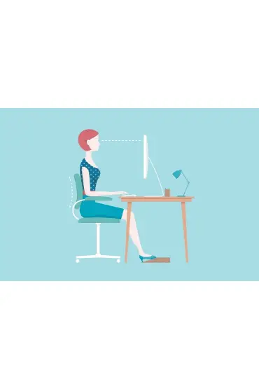 13 CM YÜKSEKLİKTE ARALIKLI TAHTALARDAN YAPILAN EĞİMLİ MODEL MASA ALTI AYAKLIK - Ergonomics Products - Cosmedrome