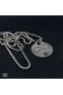 14 Şubat hediyesi Sonsuzluk İsim ve Tarihli Yuvarlak Çelik Kolye - 1112 - Custom Necklaces - Cosmedrome