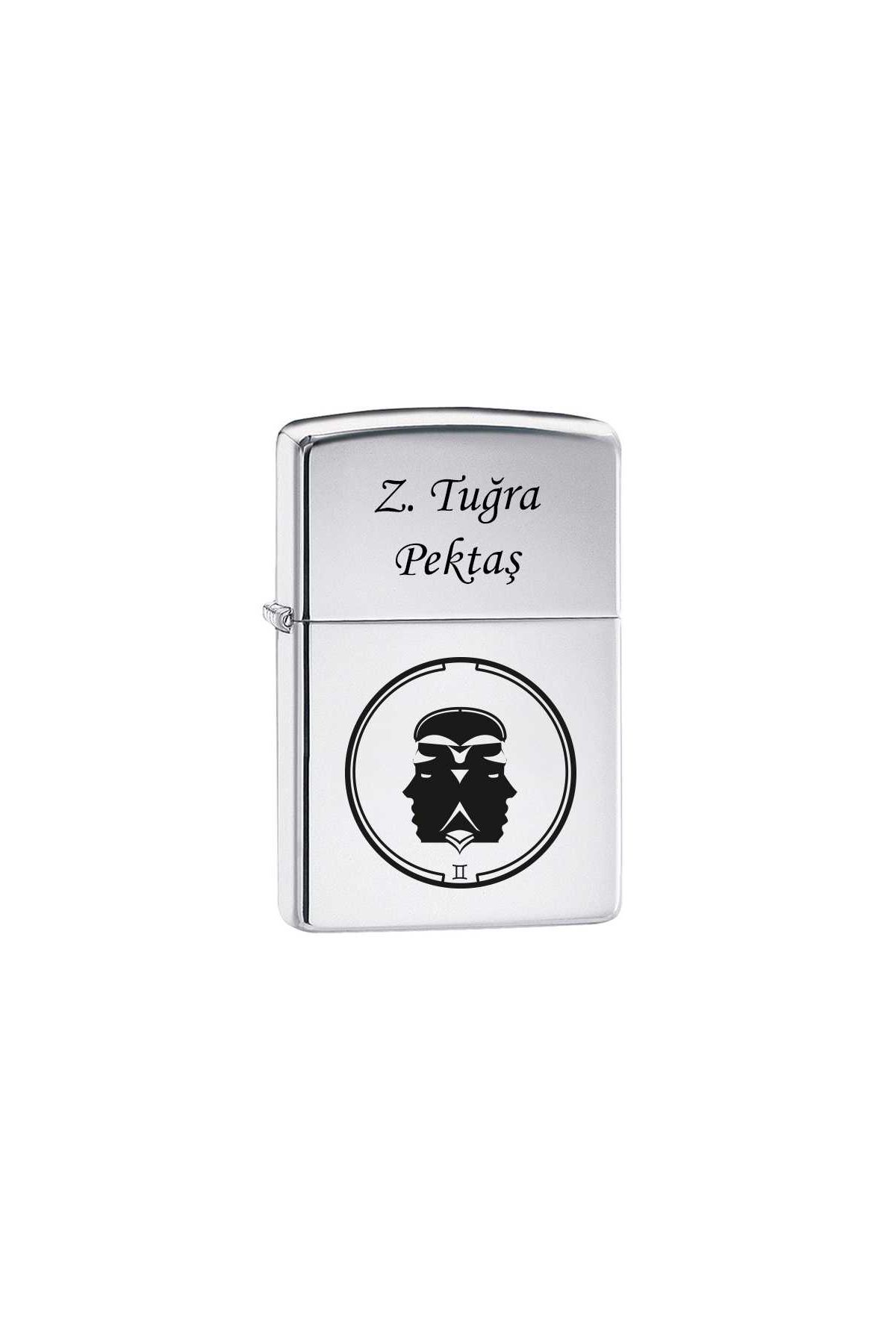 İkizler Burcu Zippo Benzinli Çakmak - Custom Design Lighters - Cosmedrome