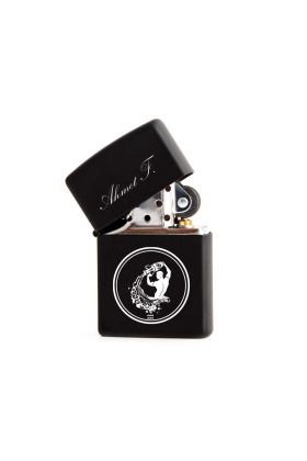 Kova Burcu Zippo Benzinli Siyah Çakmak - Custom Design Lighters - Cosmedrome