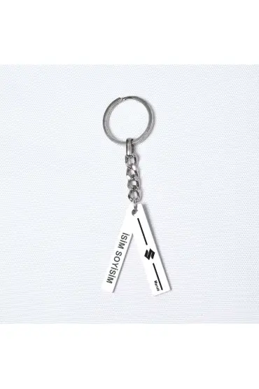 Kişiye Özel Suzuki Maruti Plaka Anahtarlık - Design Keychains - Cosmedrome