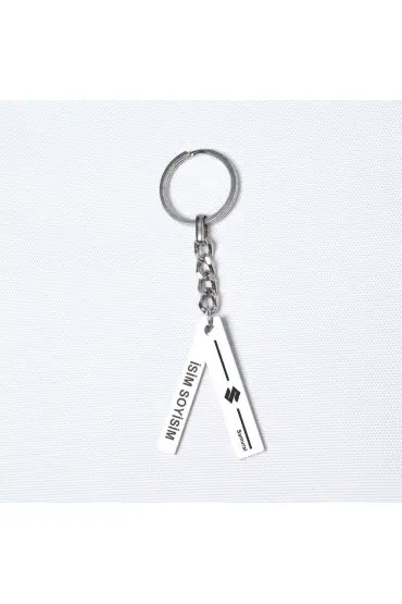 Kişiye Özel Suzuki Samurai Plaka Anahtarlık - Design Keychains - Cosmedrome