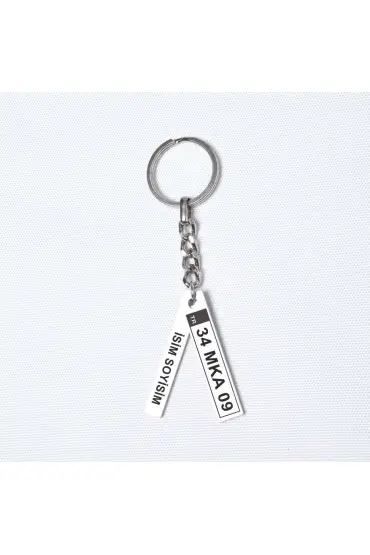 Kişiye Özel Skoda Forman Plaka Anahtarlık - Design Keychains - Cosmedrome