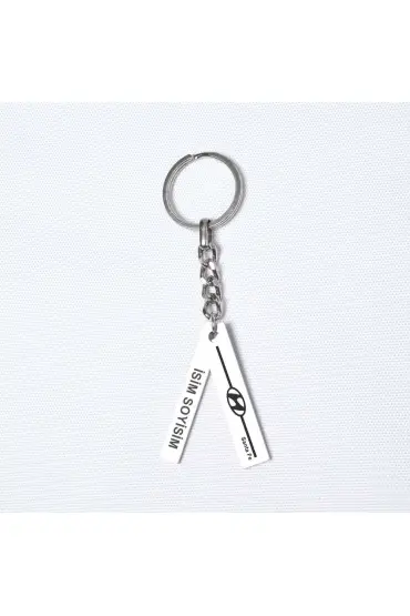 Kişiye Özel Hyundai Santa Fe Plaka Anahtarlık - Design Keychains - Cosmedrome