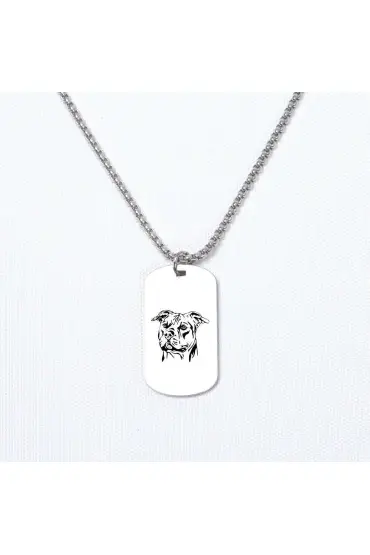 Bulldog Temalı Asker Kolye, Kişiye Özel Çelik Asker Kolye - Custom Necklaces - Cosmedrome