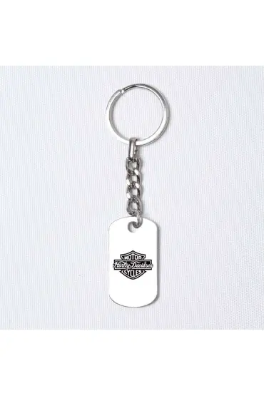 Harley Davidson Logo, Asker Künyesi Anahtarlık - Zaprojektuj breloki - Cosmedrome