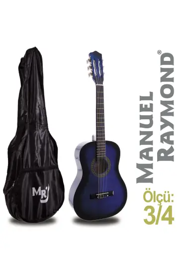 Klasik Gitar Junior Manuel Raymond MRC87BLS (KILIF HEDİYE)