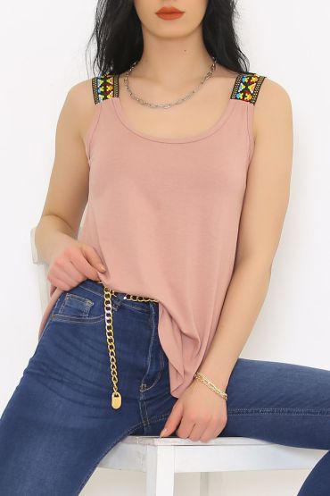 Penye Pamuklu Askılı Buluz