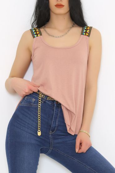 Penye Pamuklu Askılı Buluz