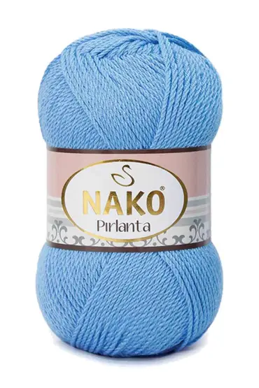Nako Pırlanta El Örgü İpi  | Canlı Mavi 6976