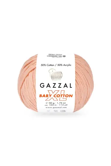 Gazzal Baby Cotton XL El Örgü İpi Gün Batımı 3412