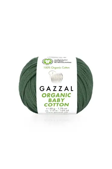 Gazzal Organic Baby Cotton El Örgü İpi Ladin 427