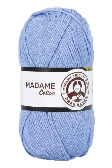Ören Bayan Madame Cotton El Örgü İpi Açık Mavi 013