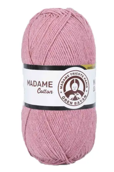 Ören Bayan Madame Cotton El Örgü İpi Pastel Gül 024