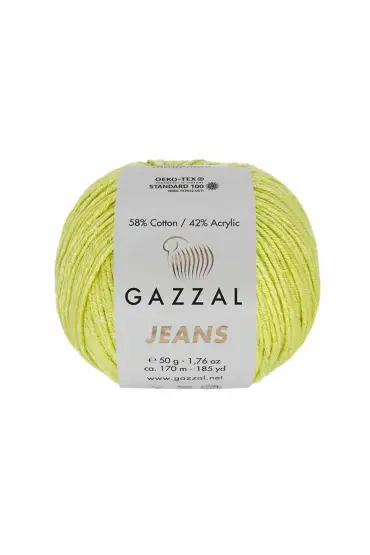 Gazzal Jeans El Örgü İpi | Kanarya Sarısı 1126