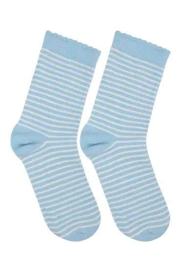 Desenli  Çocuk Çorabı 929 | Mavi