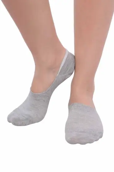 Dündar Plus Penye Kadın Babet Çorap | Gri