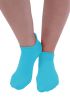 Meyve Desenli Kadın Soket Çorap | Mavi