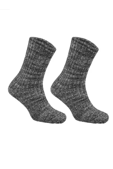 Kadın Outdoor Socks Bot Çorabı | Siyah Beyaz