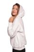 Kapşonlu Kadın Sweatshirt 0161 | Beyaz